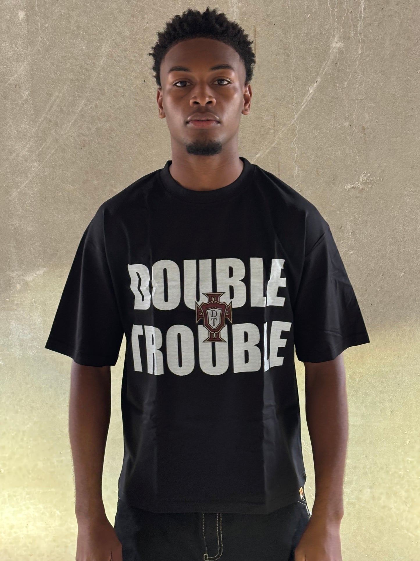 Black Double Trouble T-Shirt