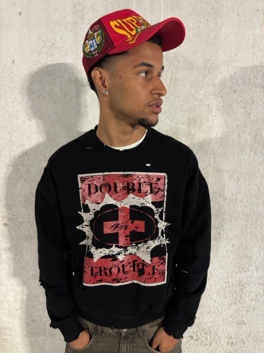 "Trouble" crewneck V2