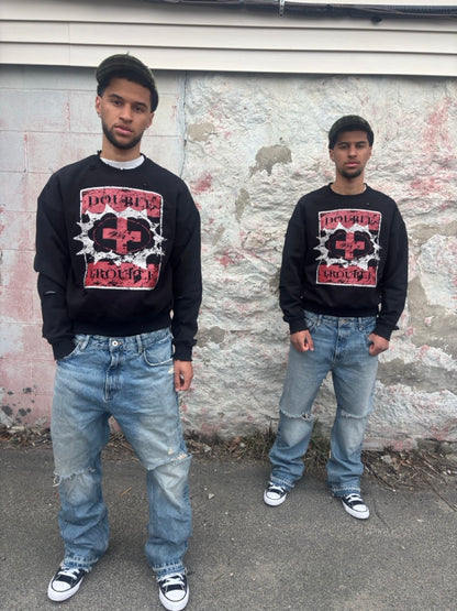 "Trouble trash" crewneck V4