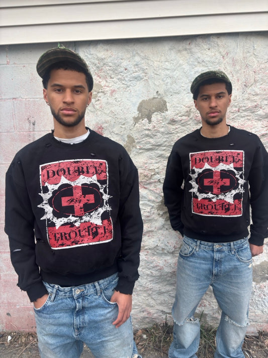 "Trouble trash" crewneck V3