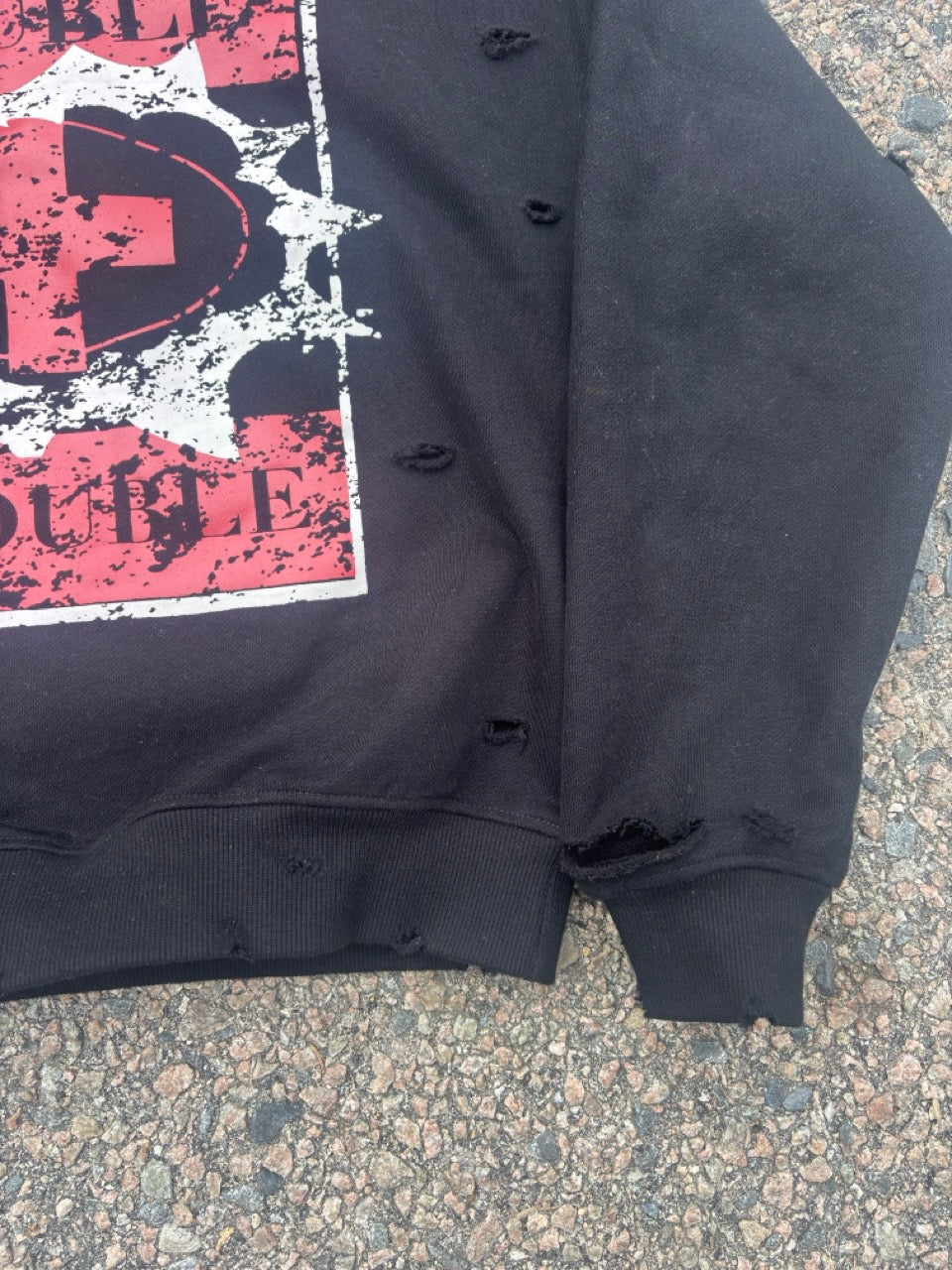 "Trouble trash" crewneck V4