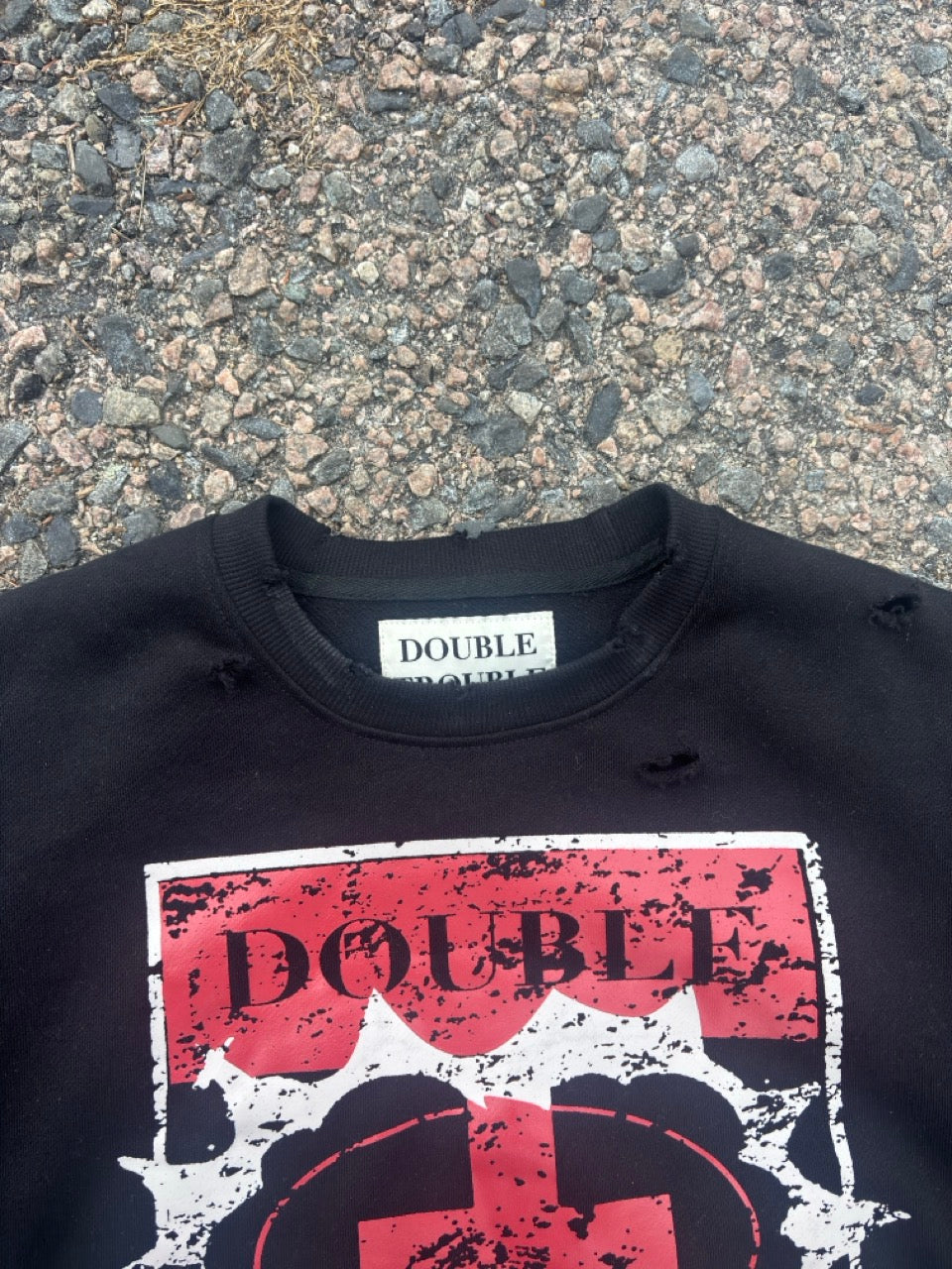"Trouble trash" crewneck V4