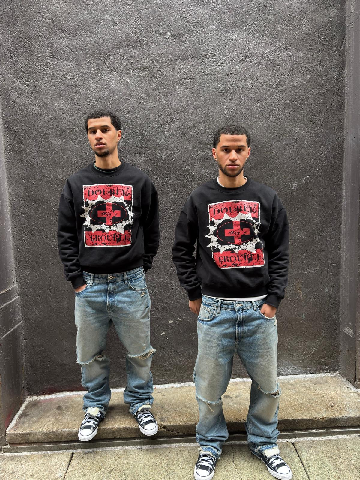 "Trouble" Crewneck V1